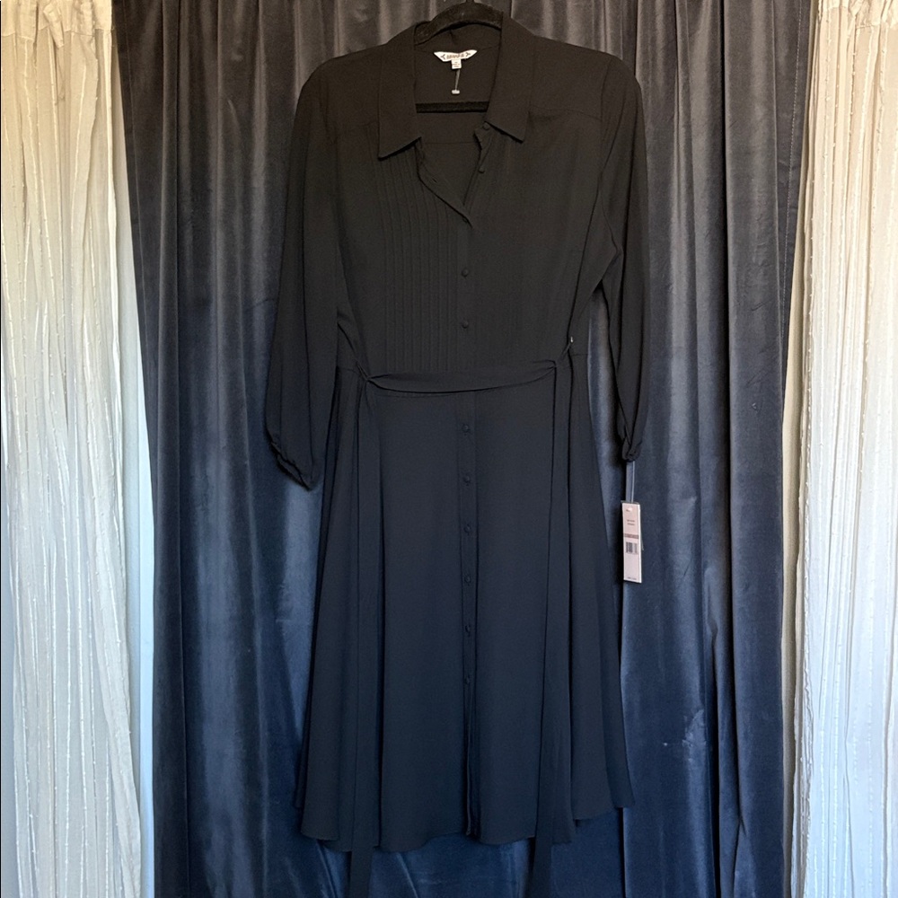Chic NWT - Nanette Lepore Black Shirtdress